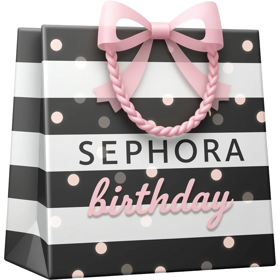 SEPHORA BIRTHDAY GIFT BAG emoji