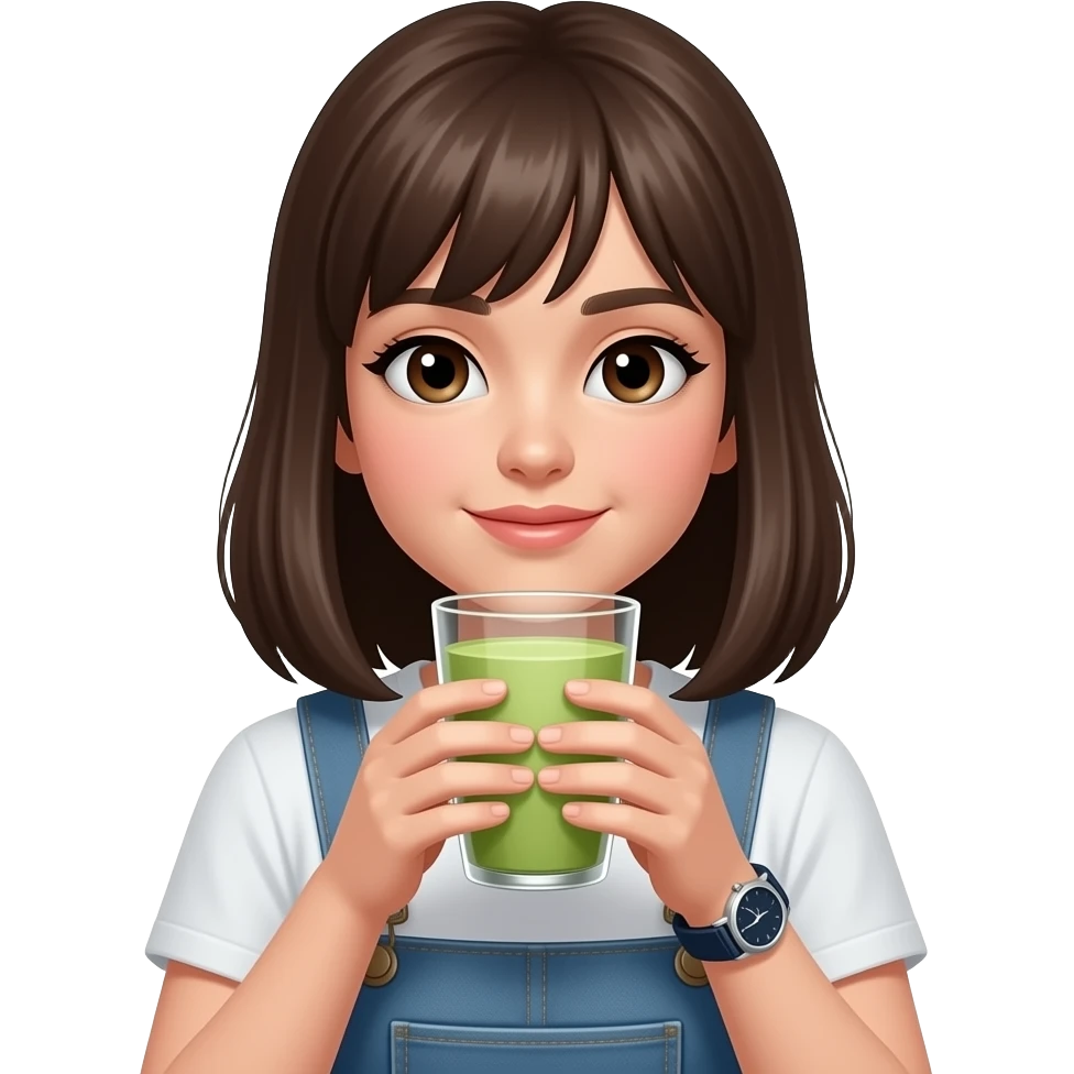 clock it body tea body matcha slay girl emoji