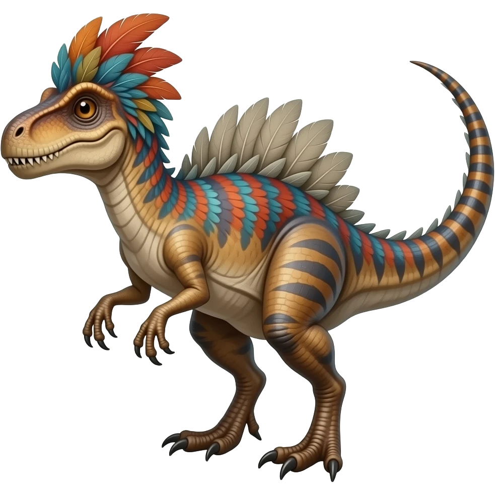 Feathered velociraptor emoji