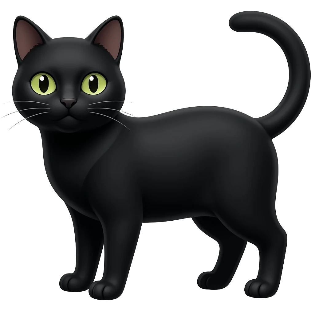 black cat emoji