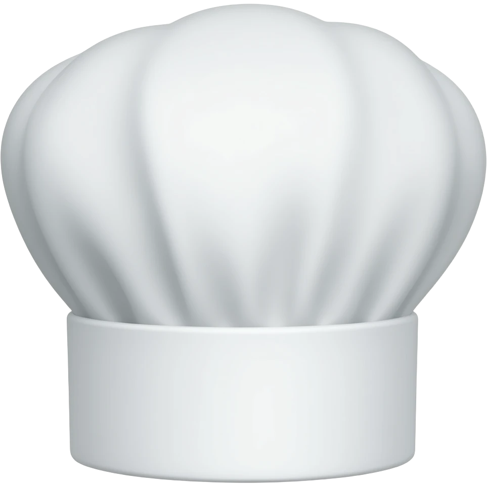 chef hat thinner and tall emoji