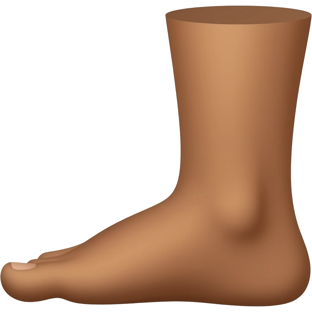 Brown tone emoji brown leg emoji