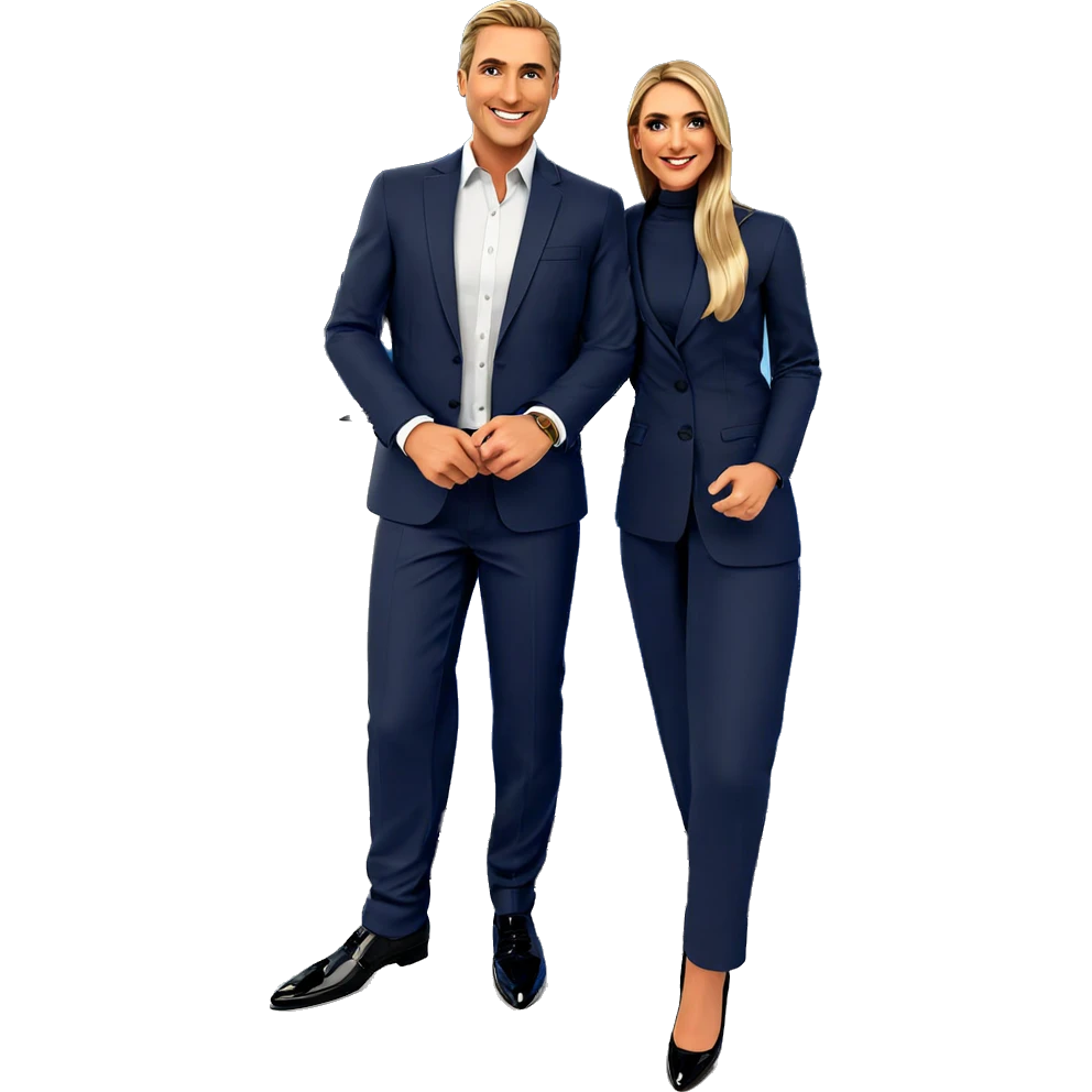 smiling couple in formal wear emoji
