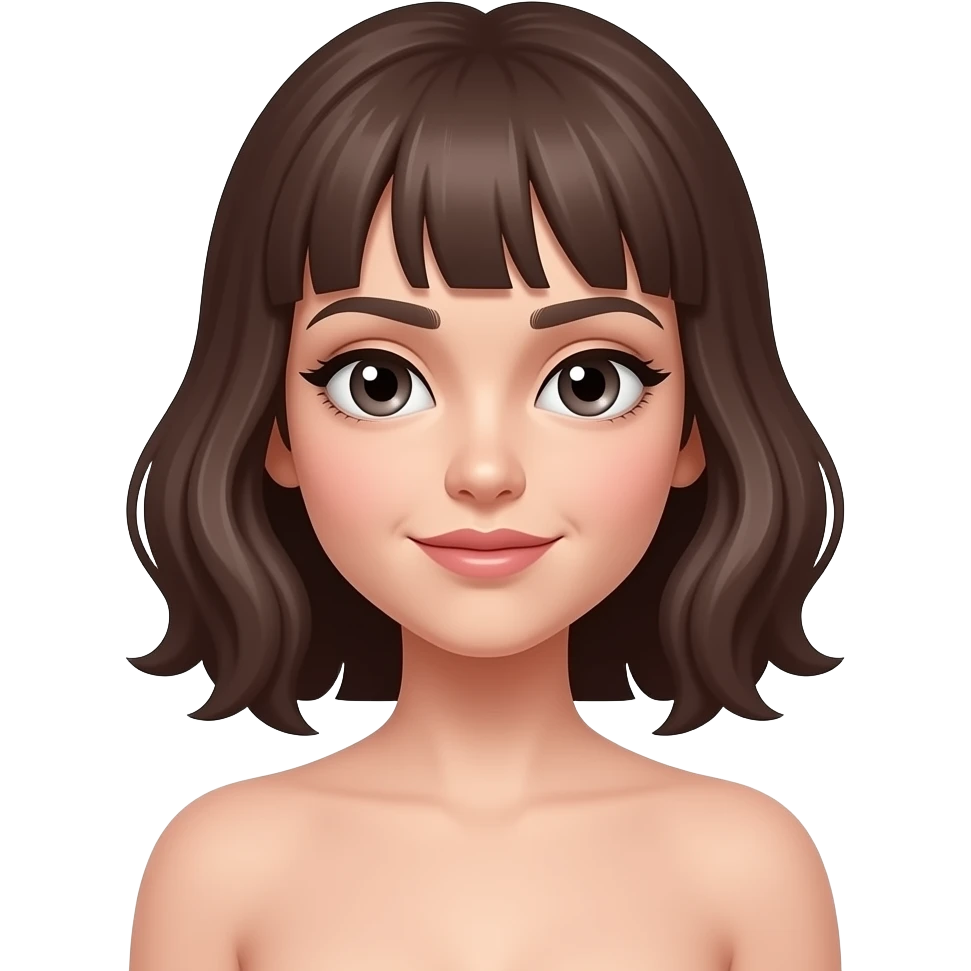 Naked girl baddie emoji