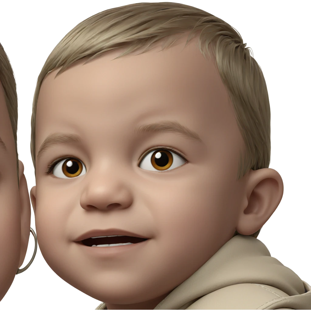 boy portrait with simple background emoji