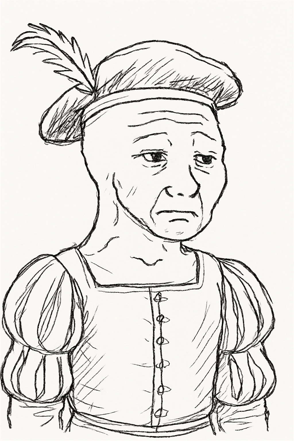 Landsknecht looking sad emoji