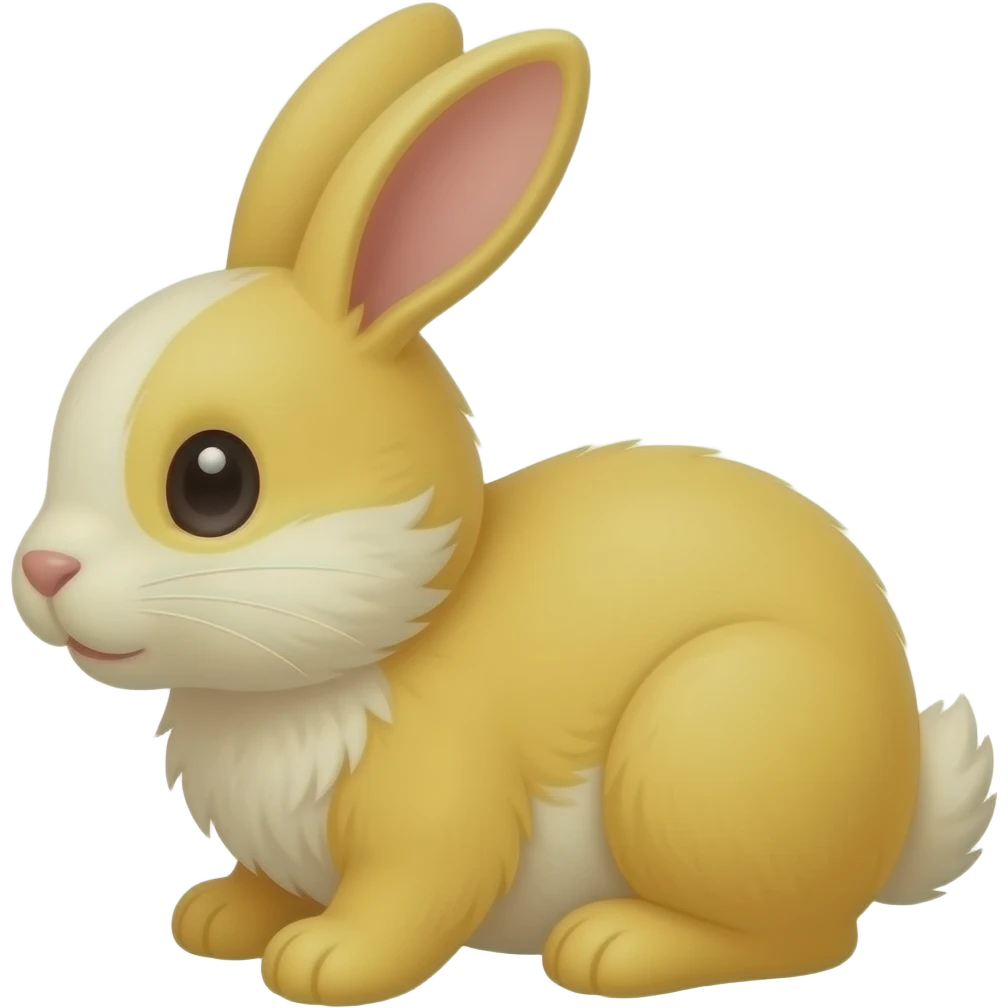 stuffed yellow bunny emoji