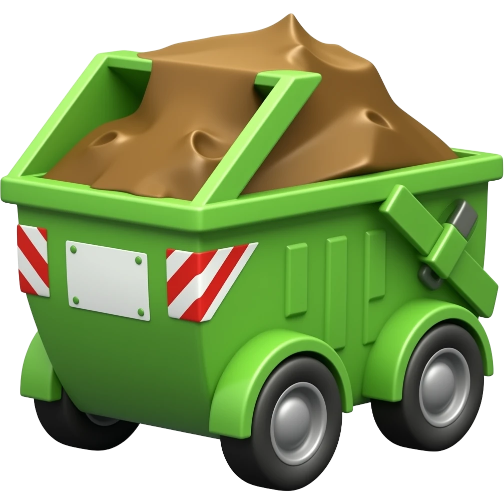 dumpster race cart emoji