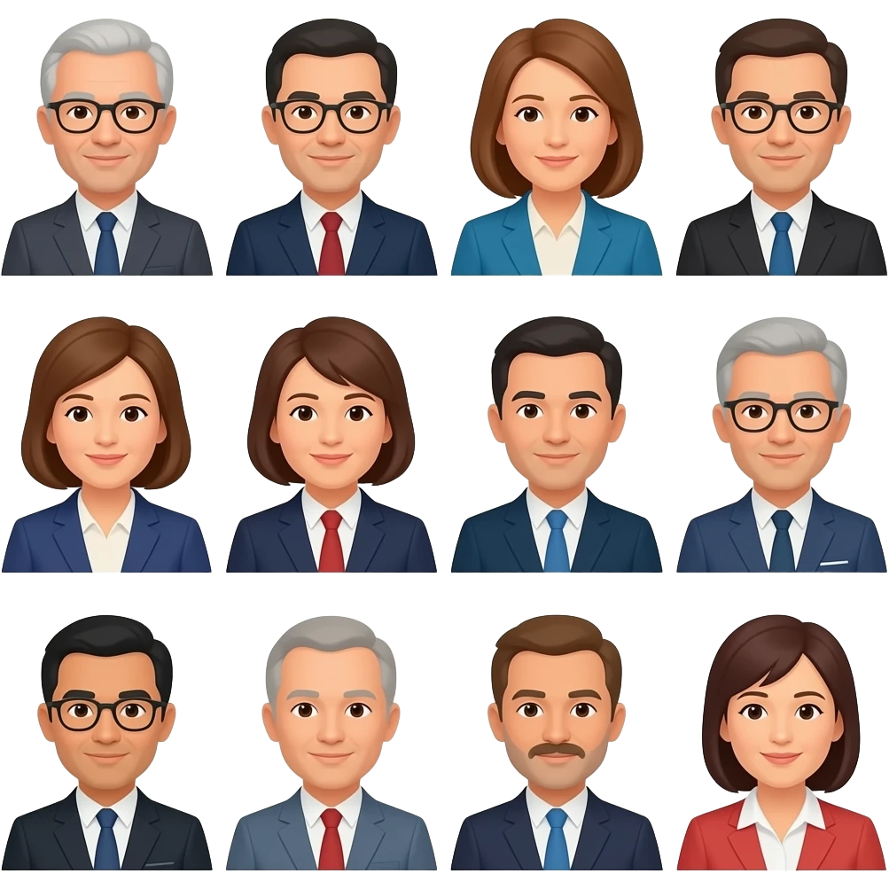 varias perfonas del govierno emoji