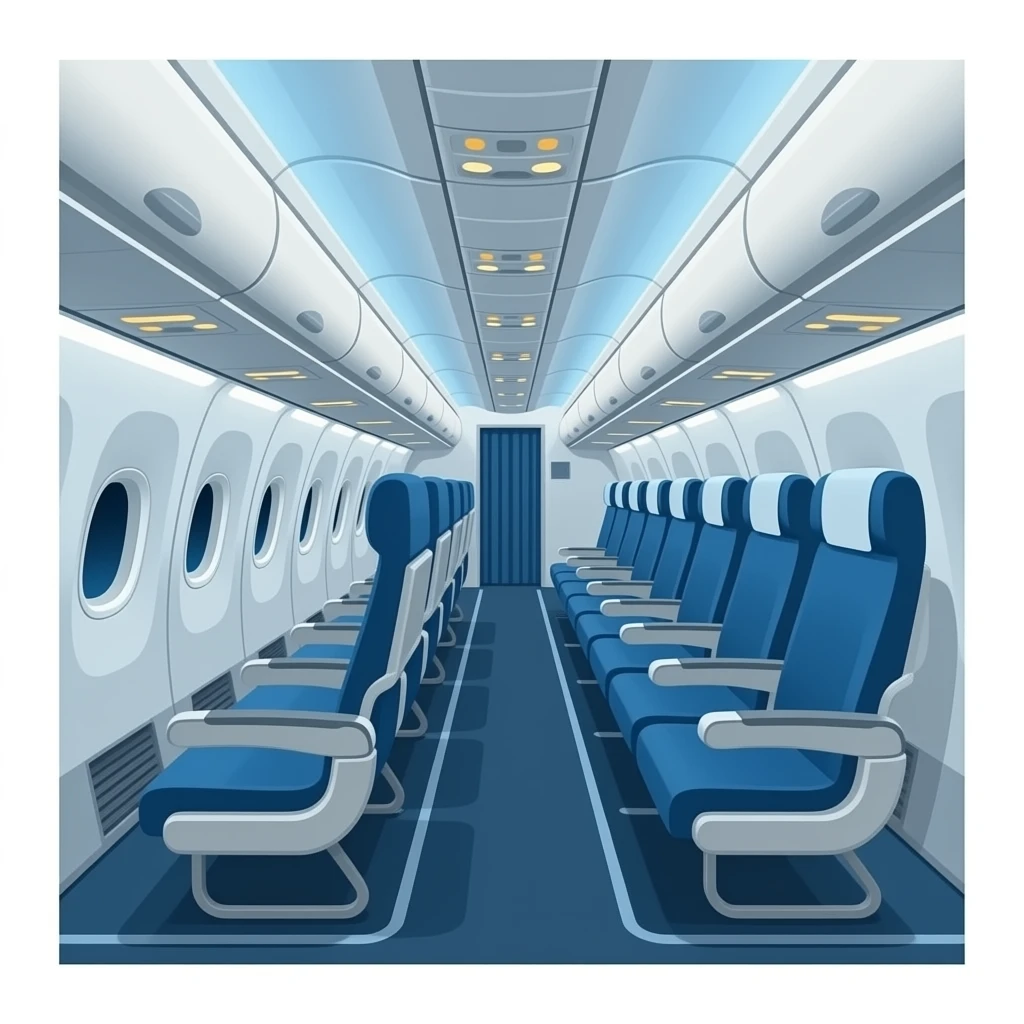 Inside a plane emoji