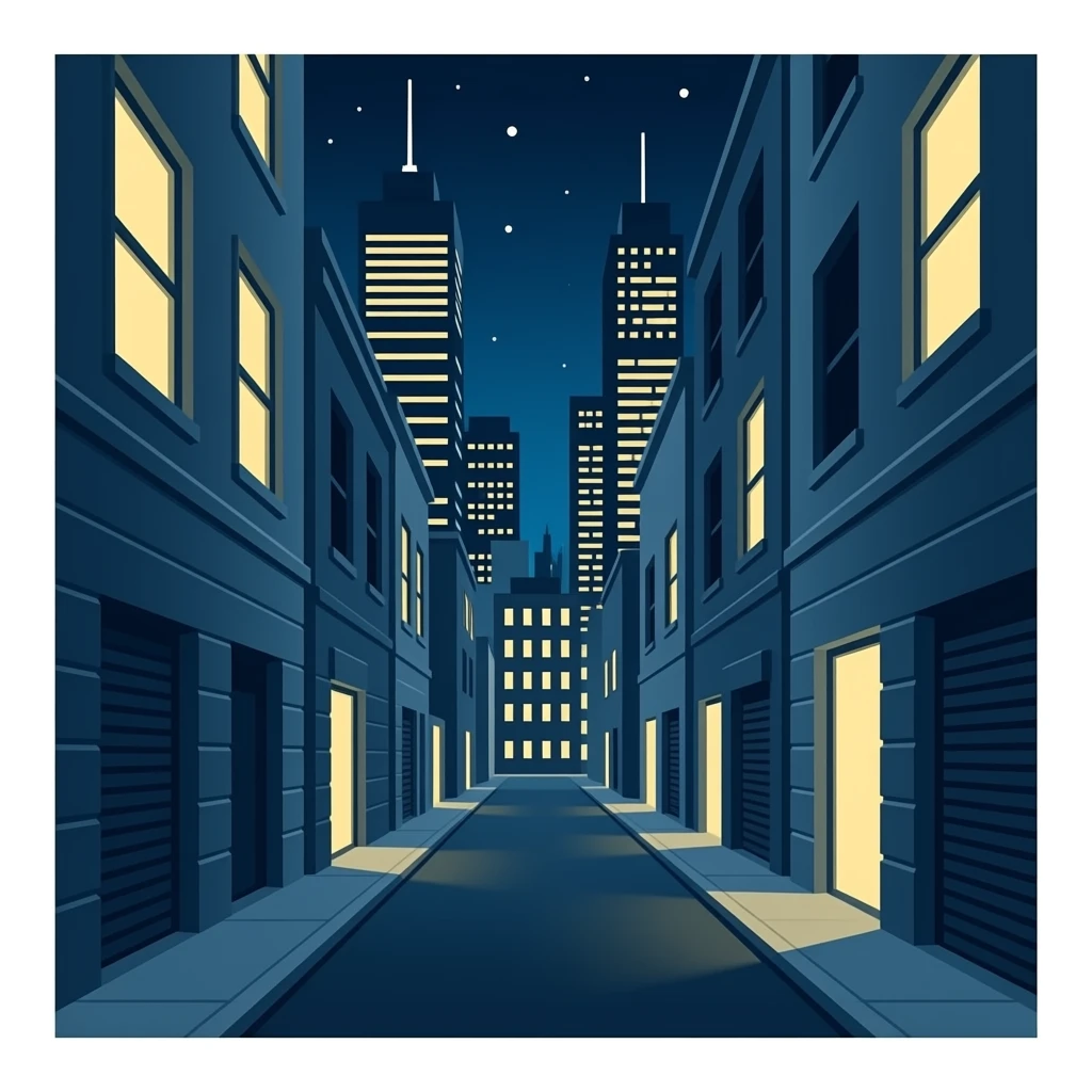 back alley of a building emoji