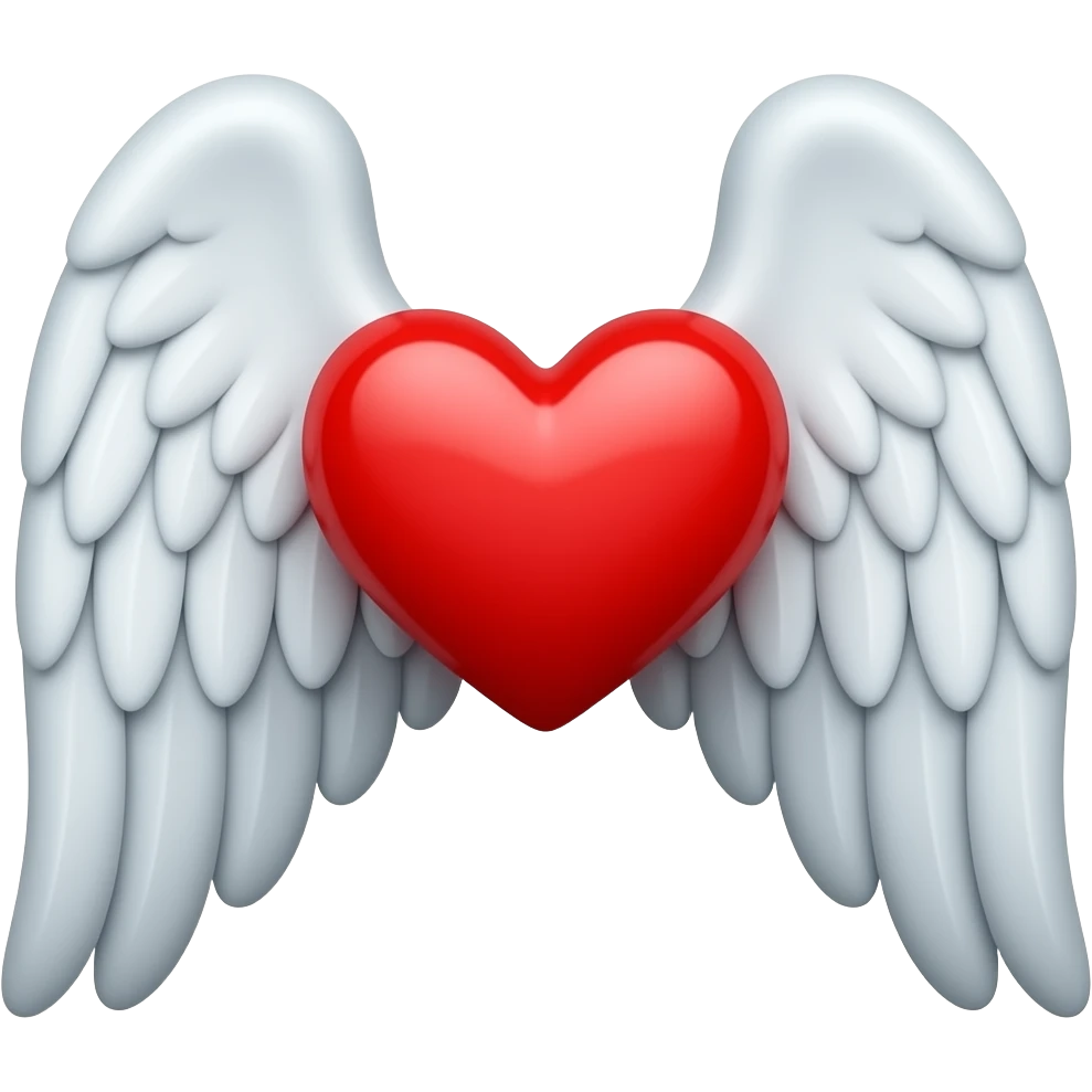 Alas con corazón emoji