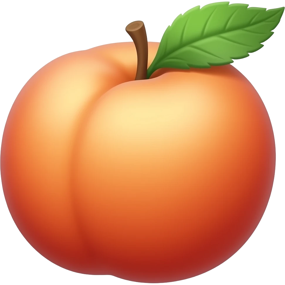 Peach emoji