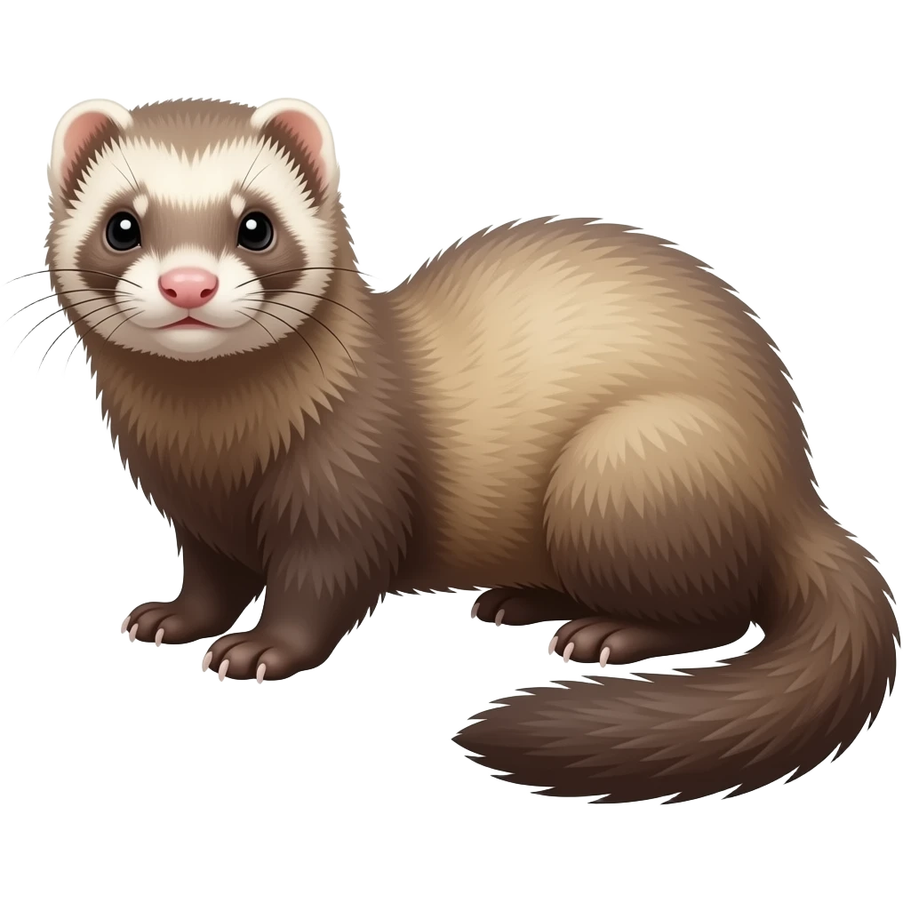 Ferret, full body emoji