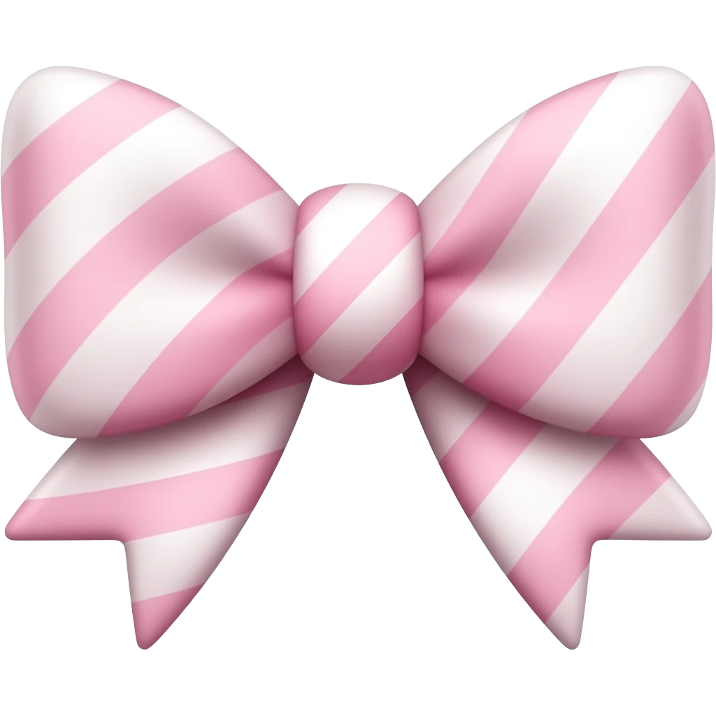 Glowing Marshmallow bow emoji