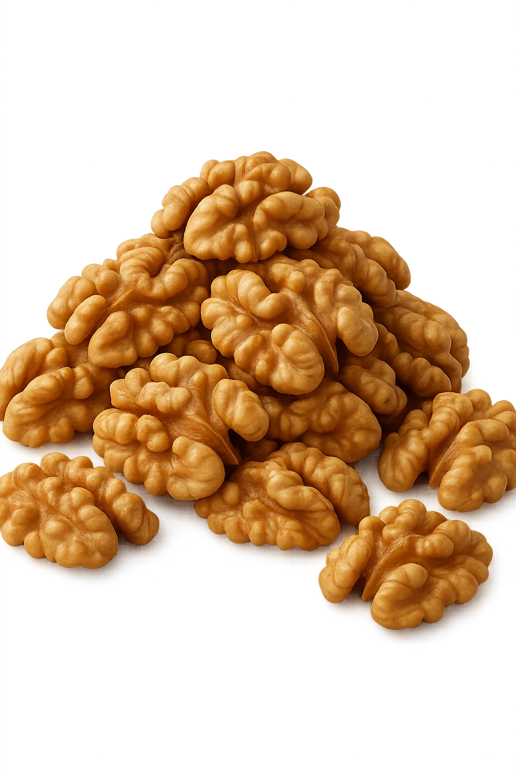 montagna di noci sbucciate, iperrealistici 4k emoji