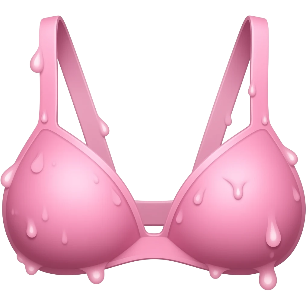 Wet pink thongs emoji