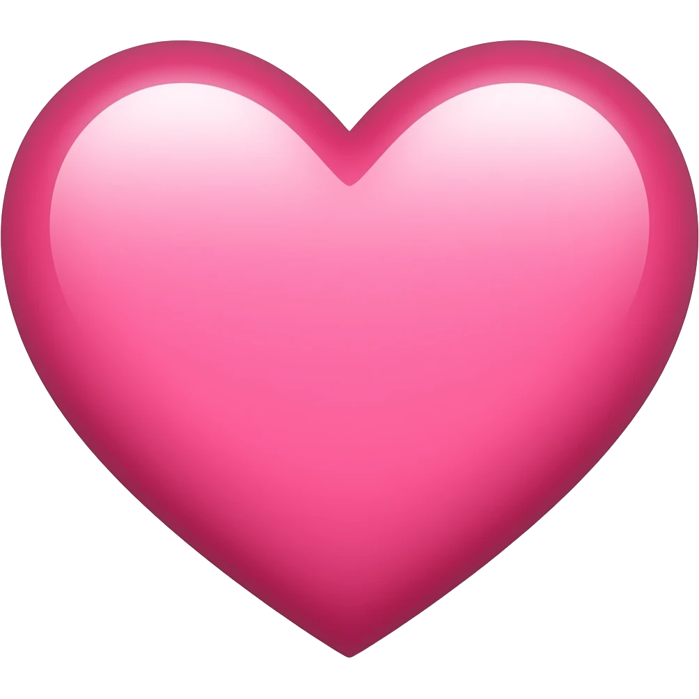 Pink heart emoji