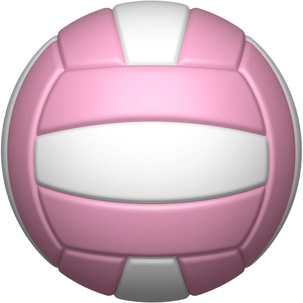 Pembe voleybol topu emoji