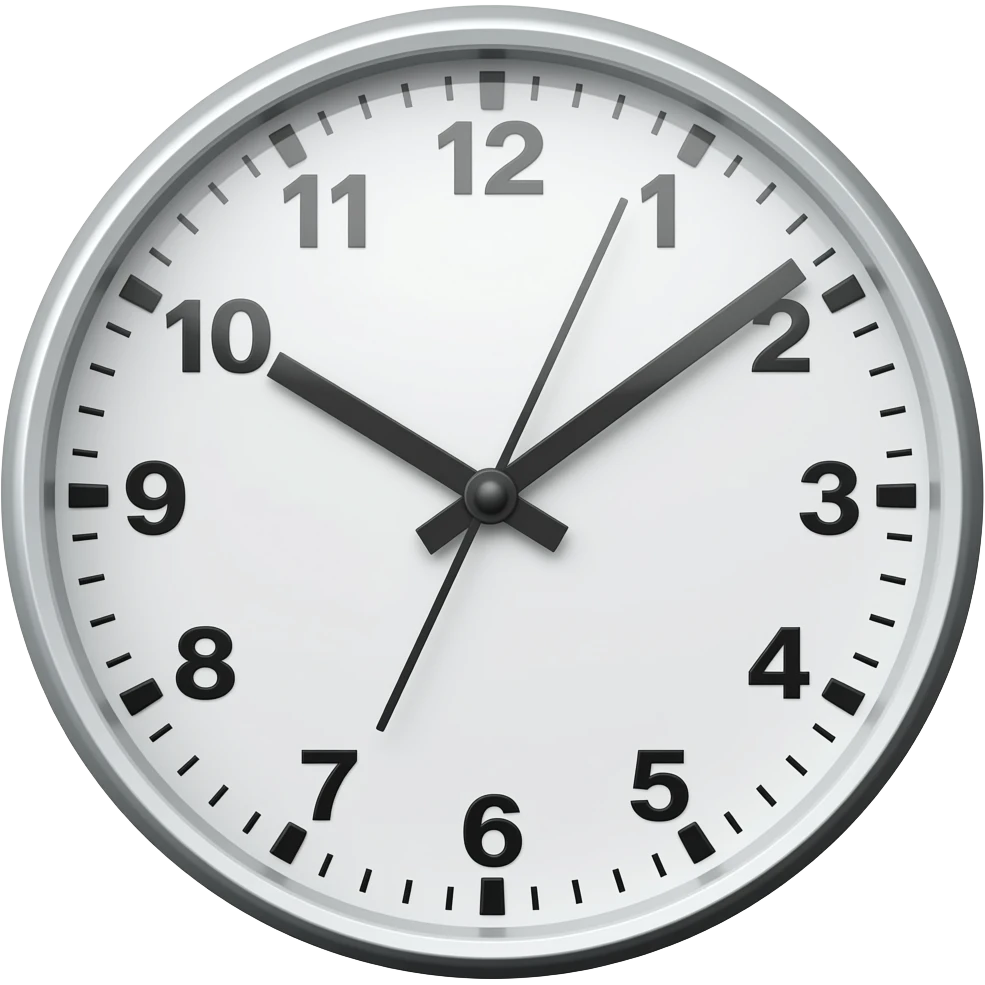 hazme reloj de paret emoji