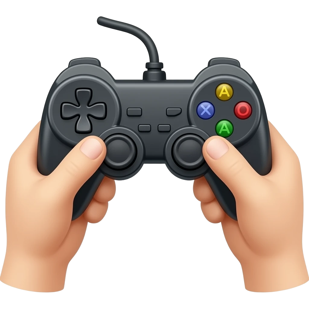 Hands on Video game controller emoji