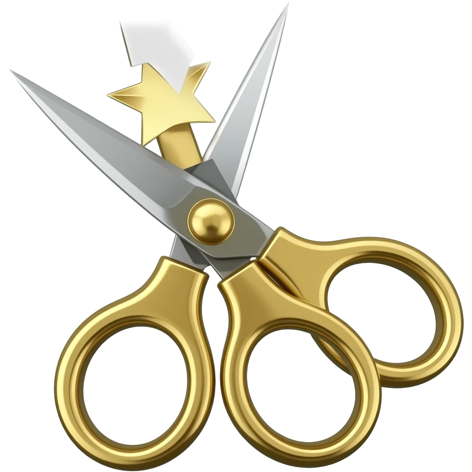 fancy scissors emoji