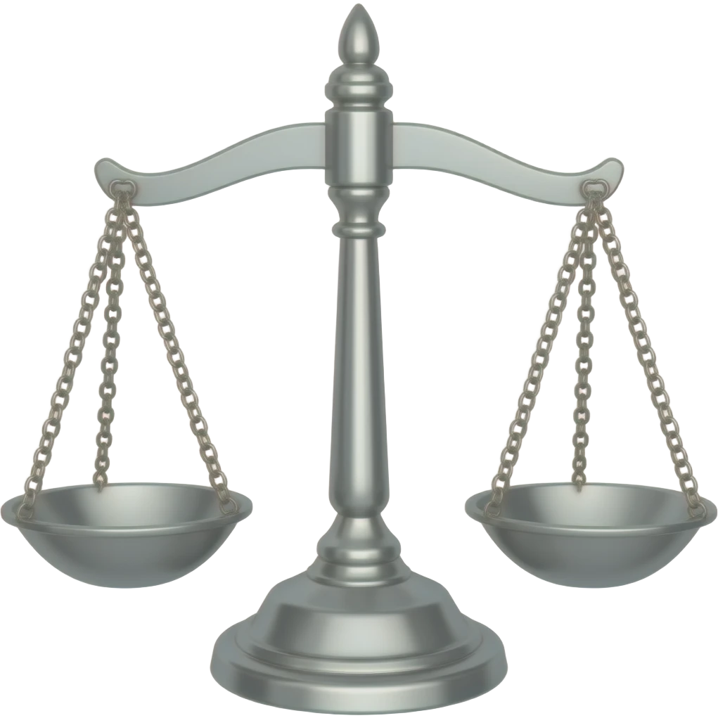 silver of justice emoji