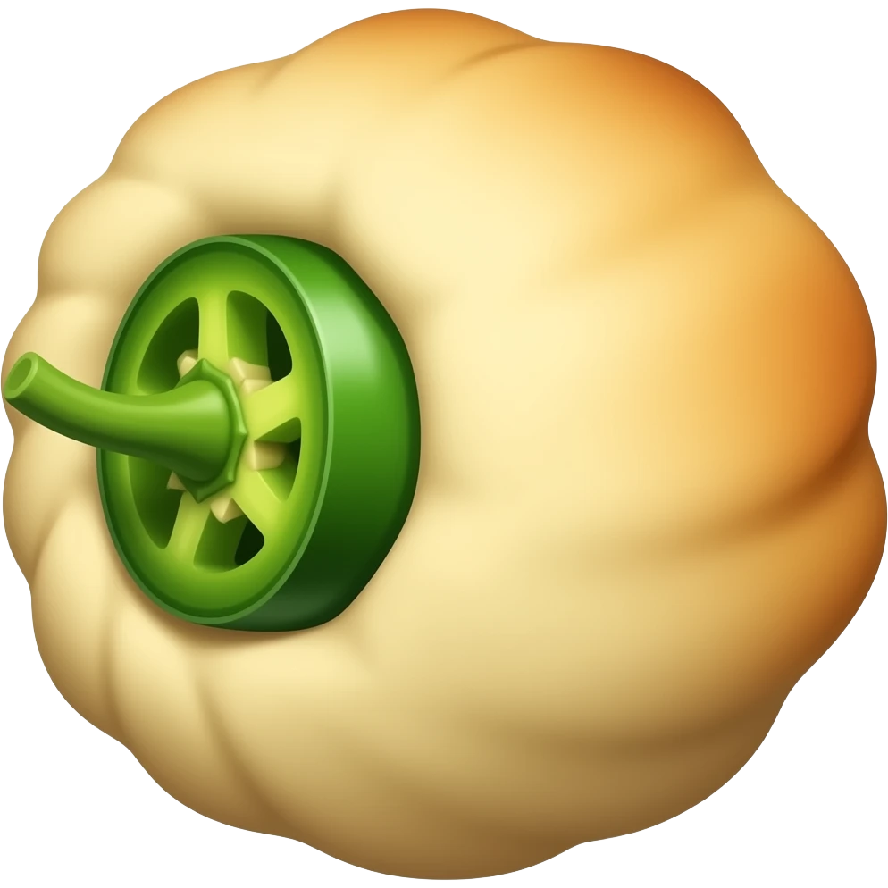 1 jalapino bits in round shape coverd with dough emoji