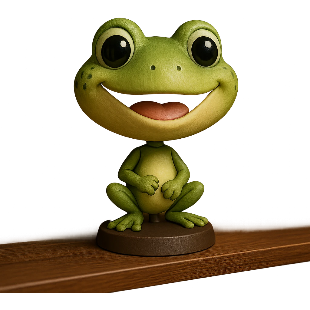 happy frog emoji