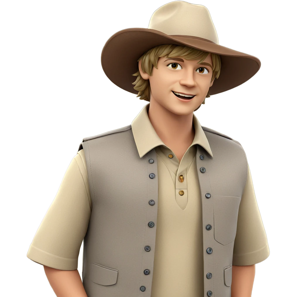 happy boy in stylish vest emoji