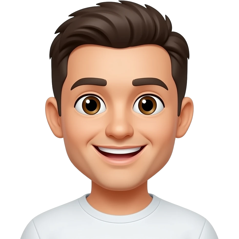 I'm happy in doing good emoji