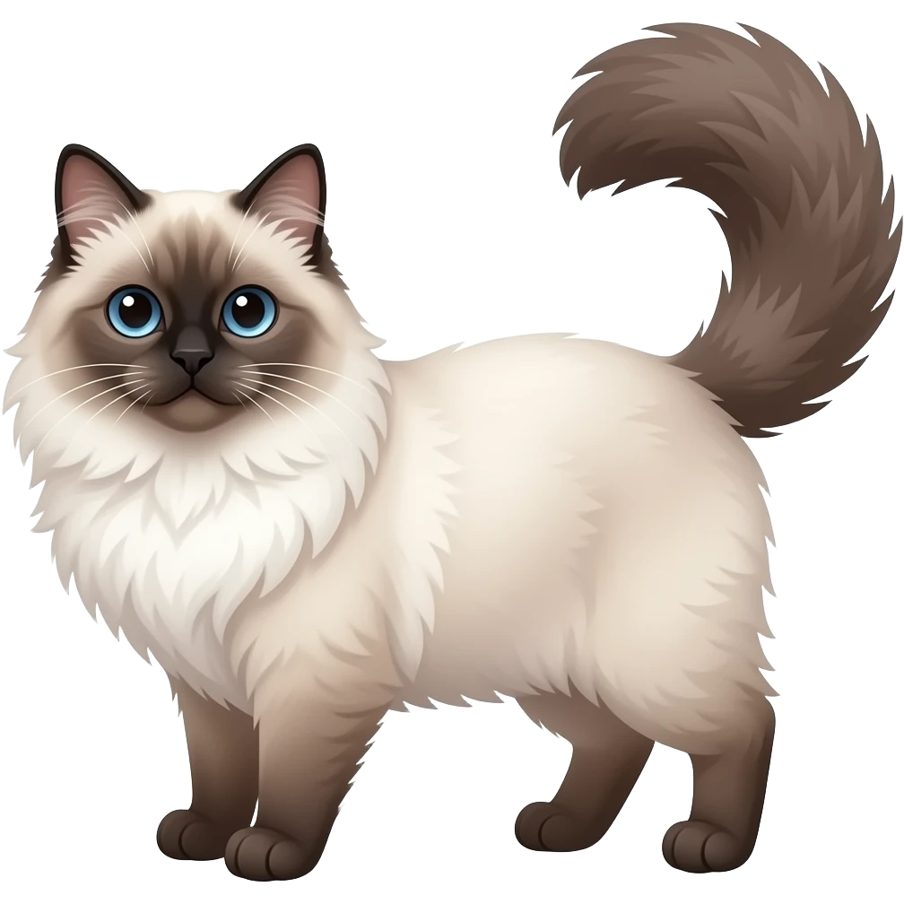 Ragdoll cat emoji