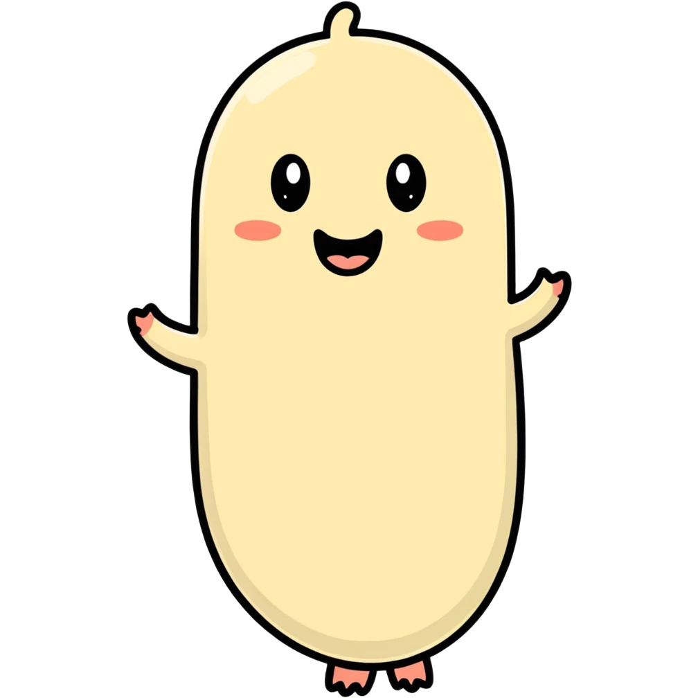 Penis with a smile emoji