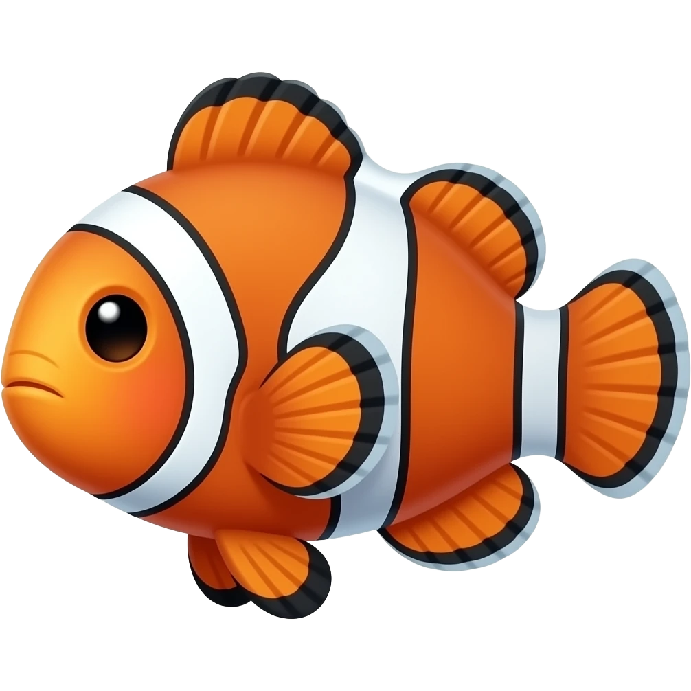 Clownfish cute emoji