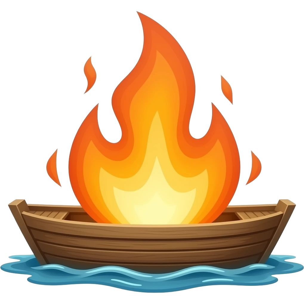 Quemar los barcos emojis emoji