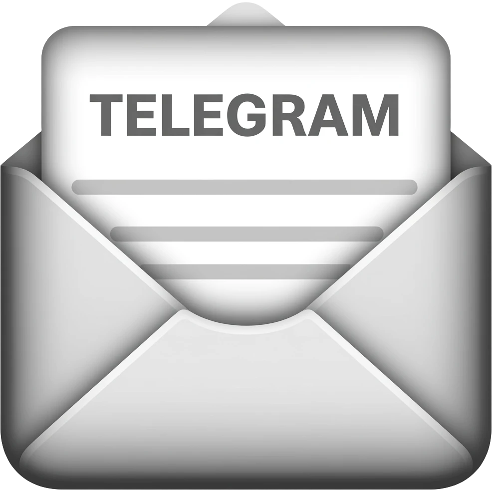 telegram рисунок черно-белый emoji