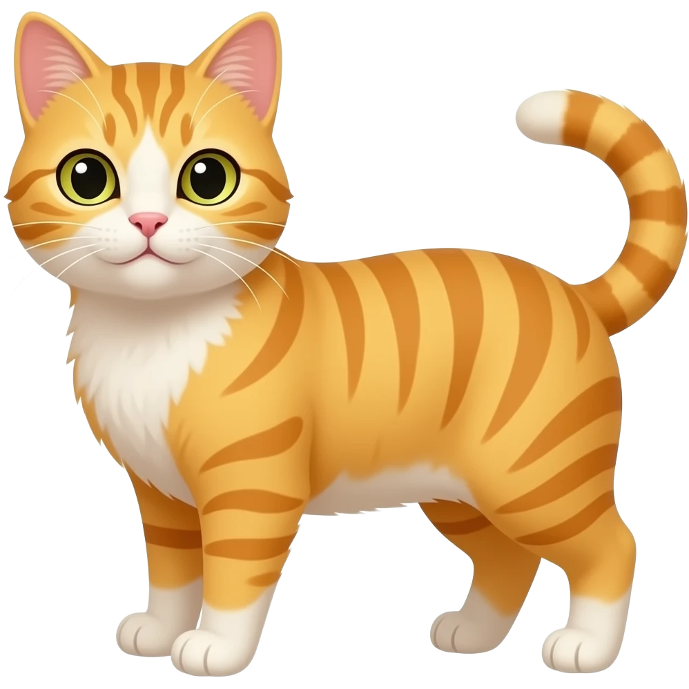 A blonde cat emoji