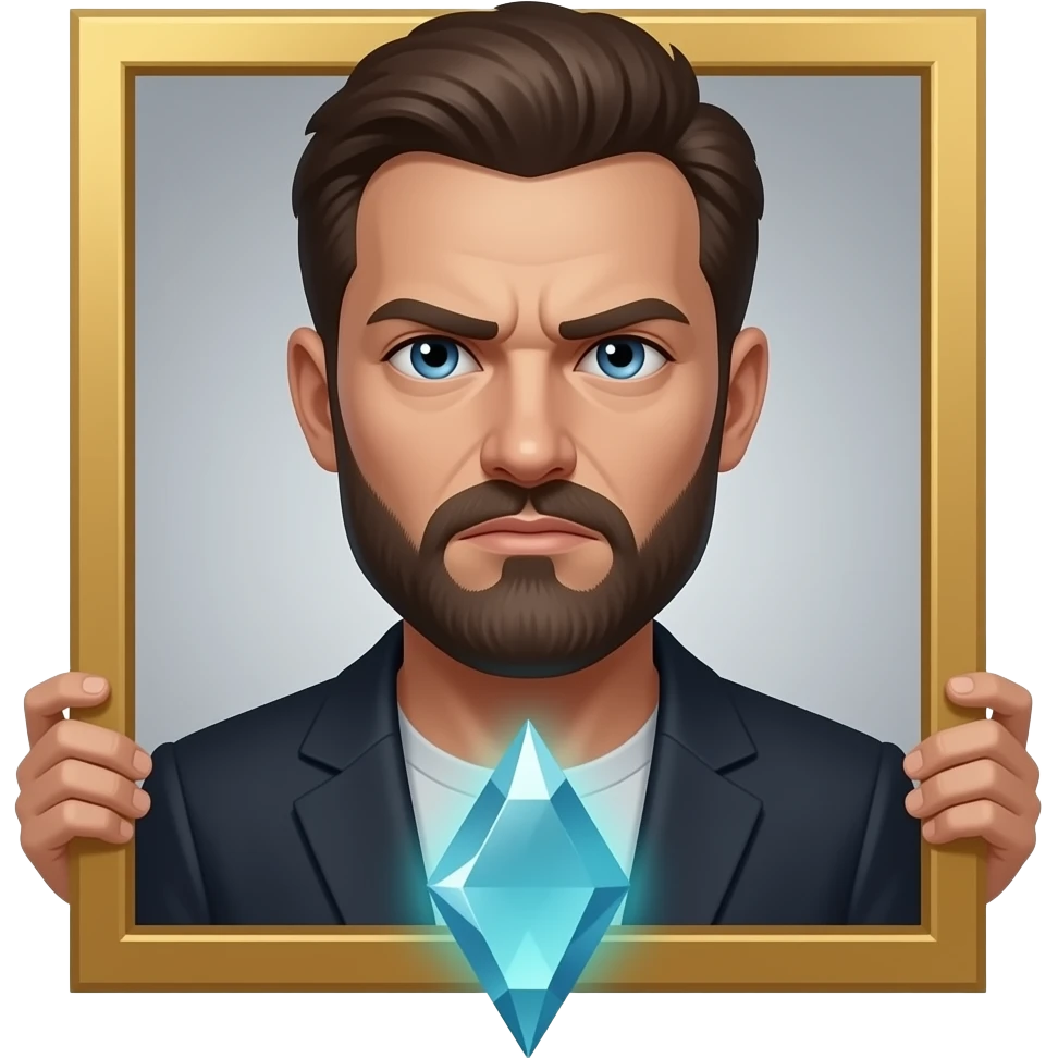 COLD FACE AND Gem Stone emoji