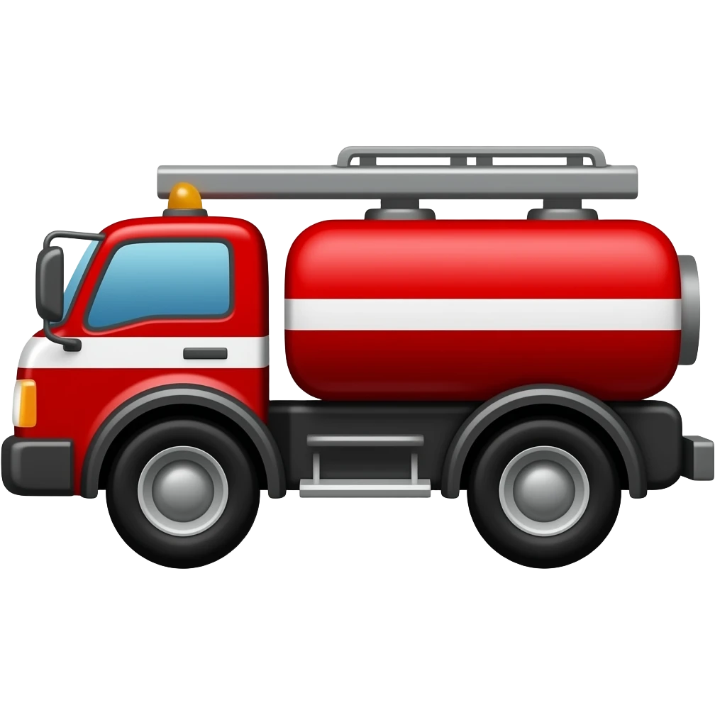 red water truck emoji
