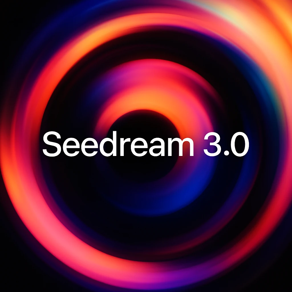 remake this and make "Seedream V3" bit bigger emoji