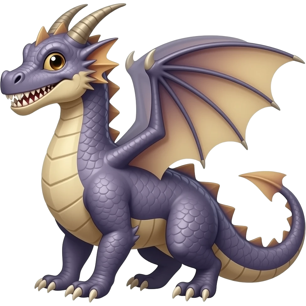 Toothless dragon emoji