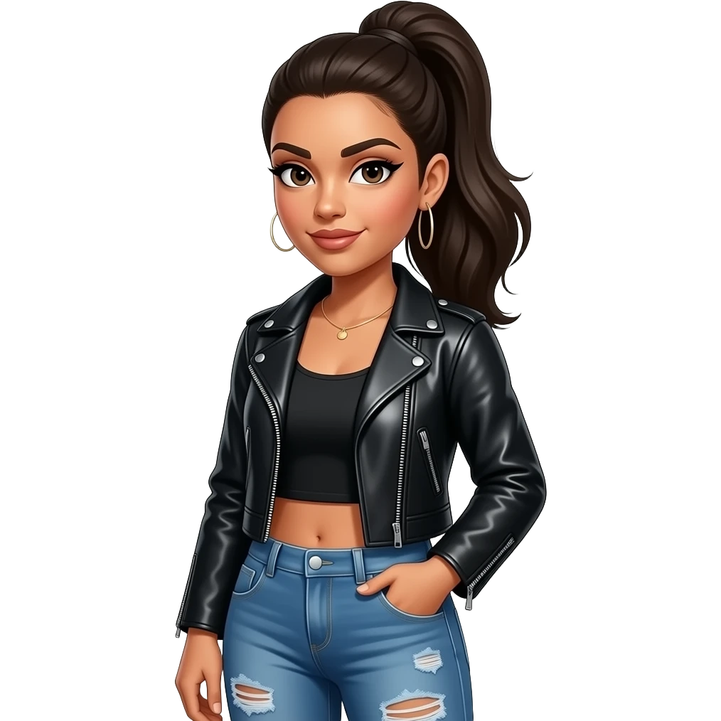Baddie latina emoji