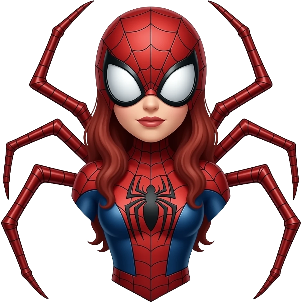 Spider woman com pernas de aranha emoji