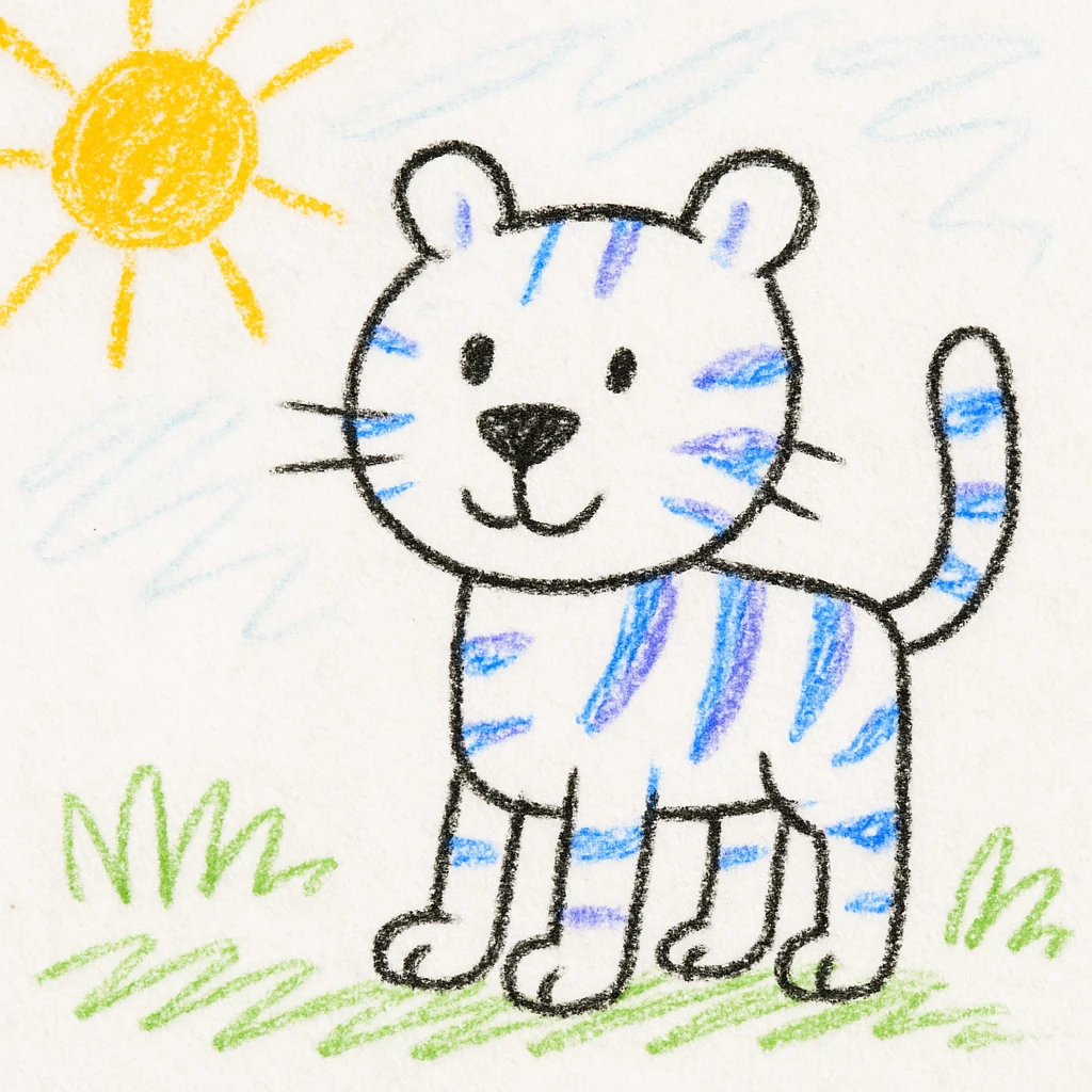 White Tiger emoji