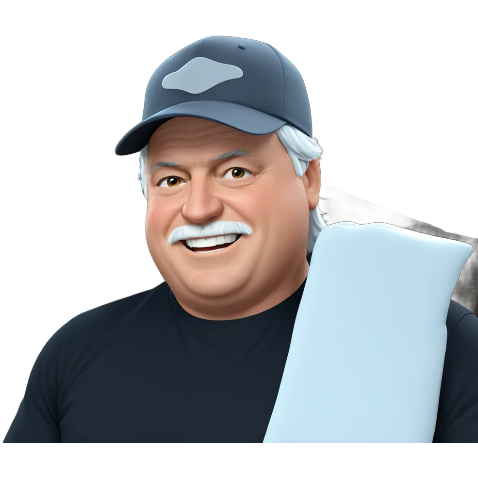 chill vibe with baseball cap emoji