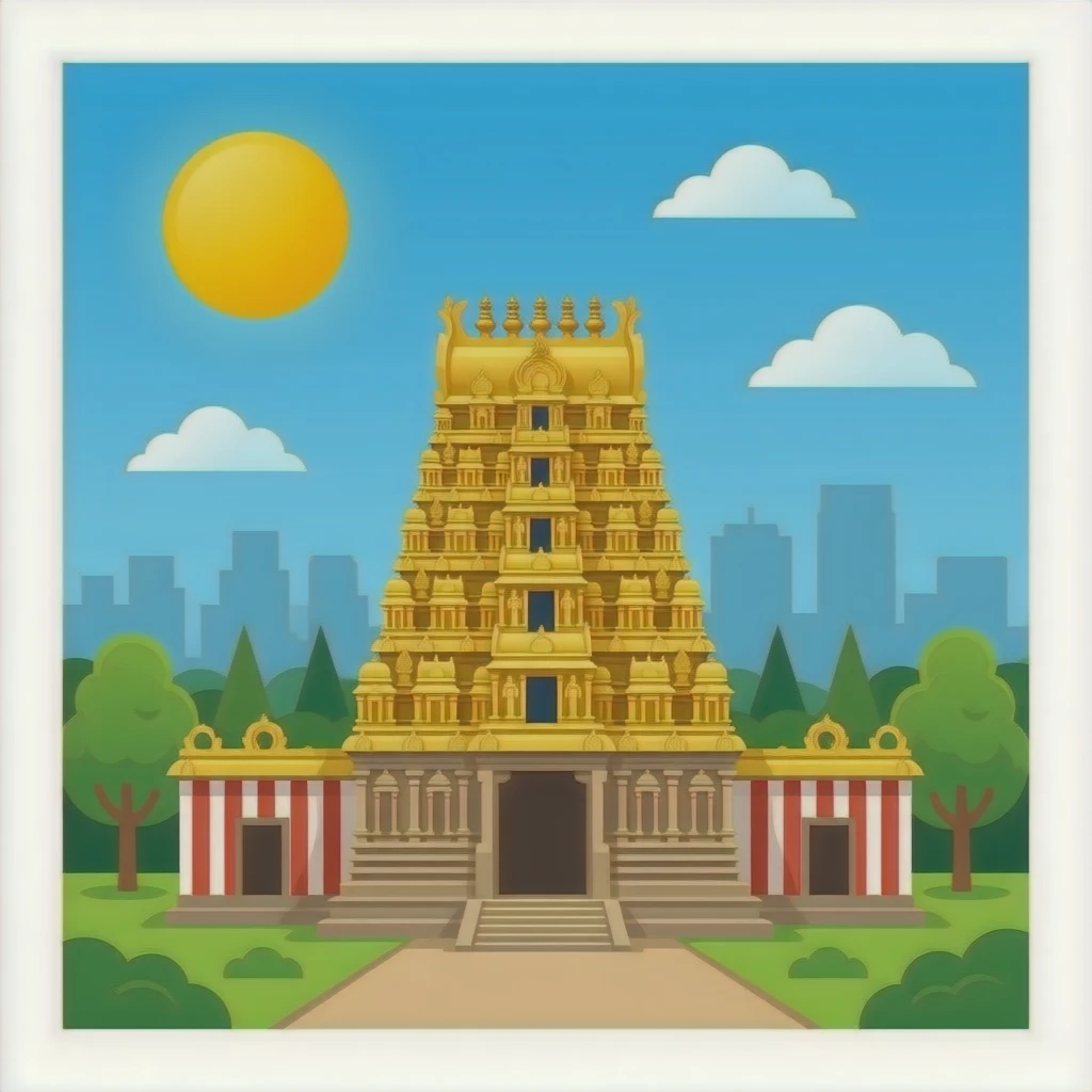 with tirupati emoji