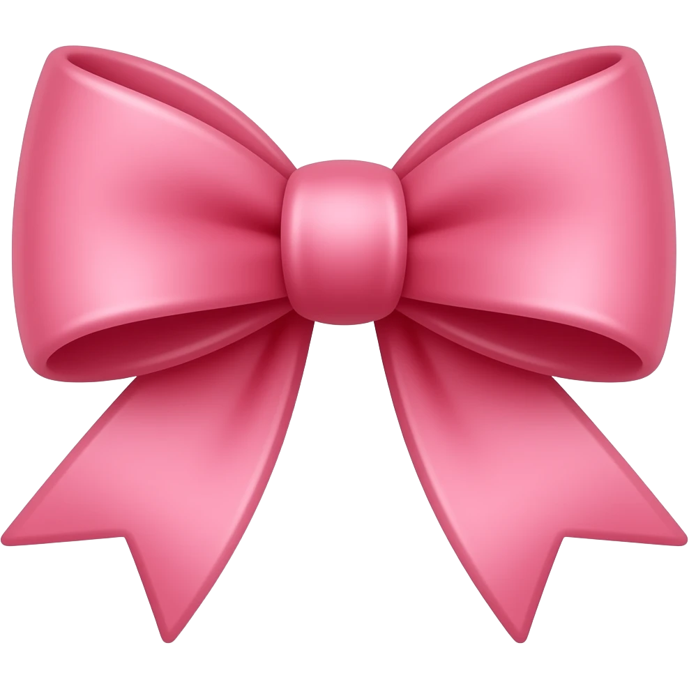 Lazo rosa y q diga gracias emoji