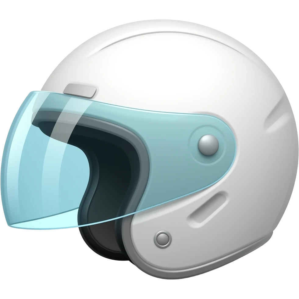 Casco blanco emoji