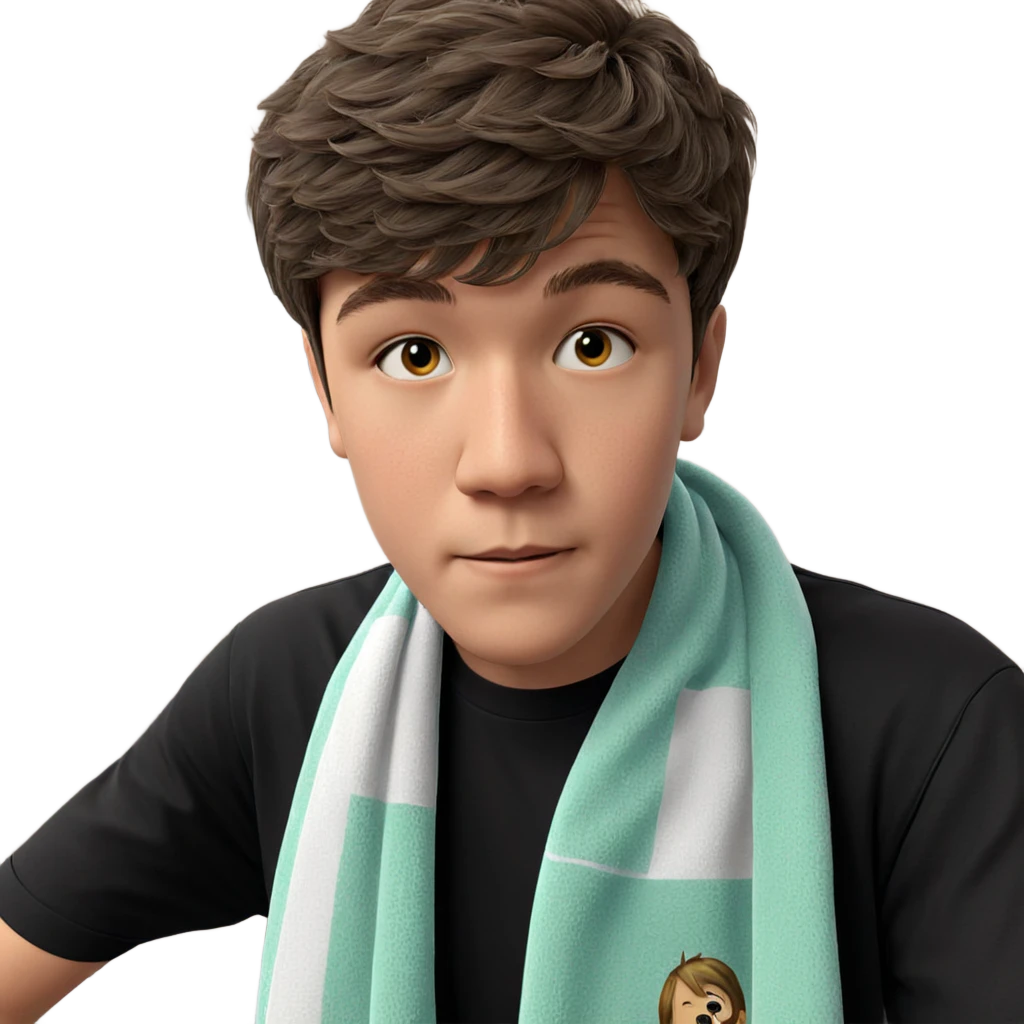 casual boy with towel emoji