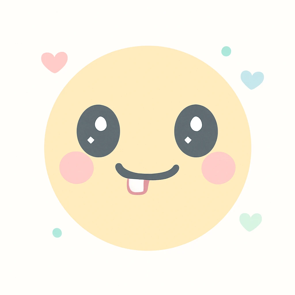 smiling emoji with a missing tooth emoji